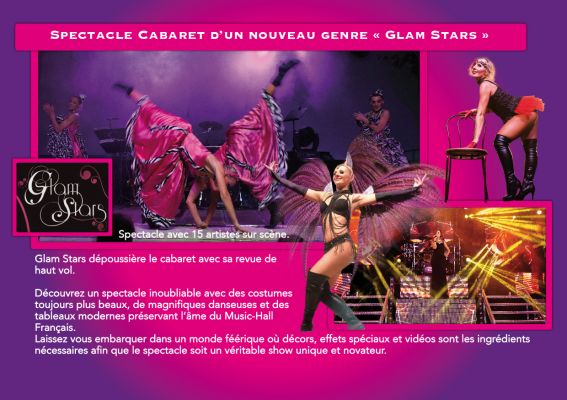 Spectacle Cabaret d'un nouveau genre - Glam Stars - Alméras Music Live